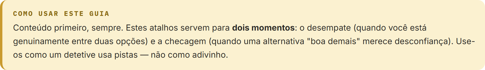 Dica-técnica de atalho da banca